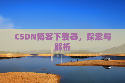 CSDN博客下载器，探索与解析